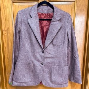 Maroon Kirkland Hall Tailored blazer 1970’s